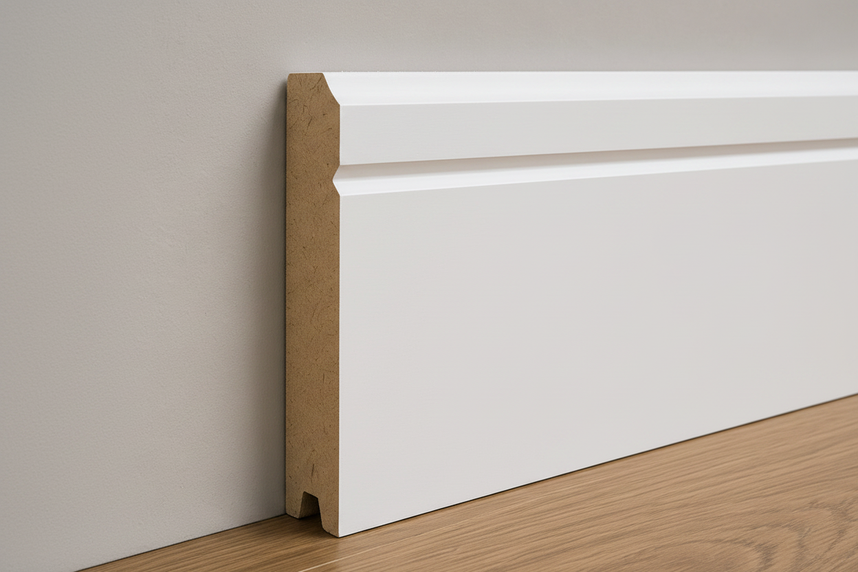 V Groove MDF Skirting Boards — Profile Guide | Univers Skirting & Architrave