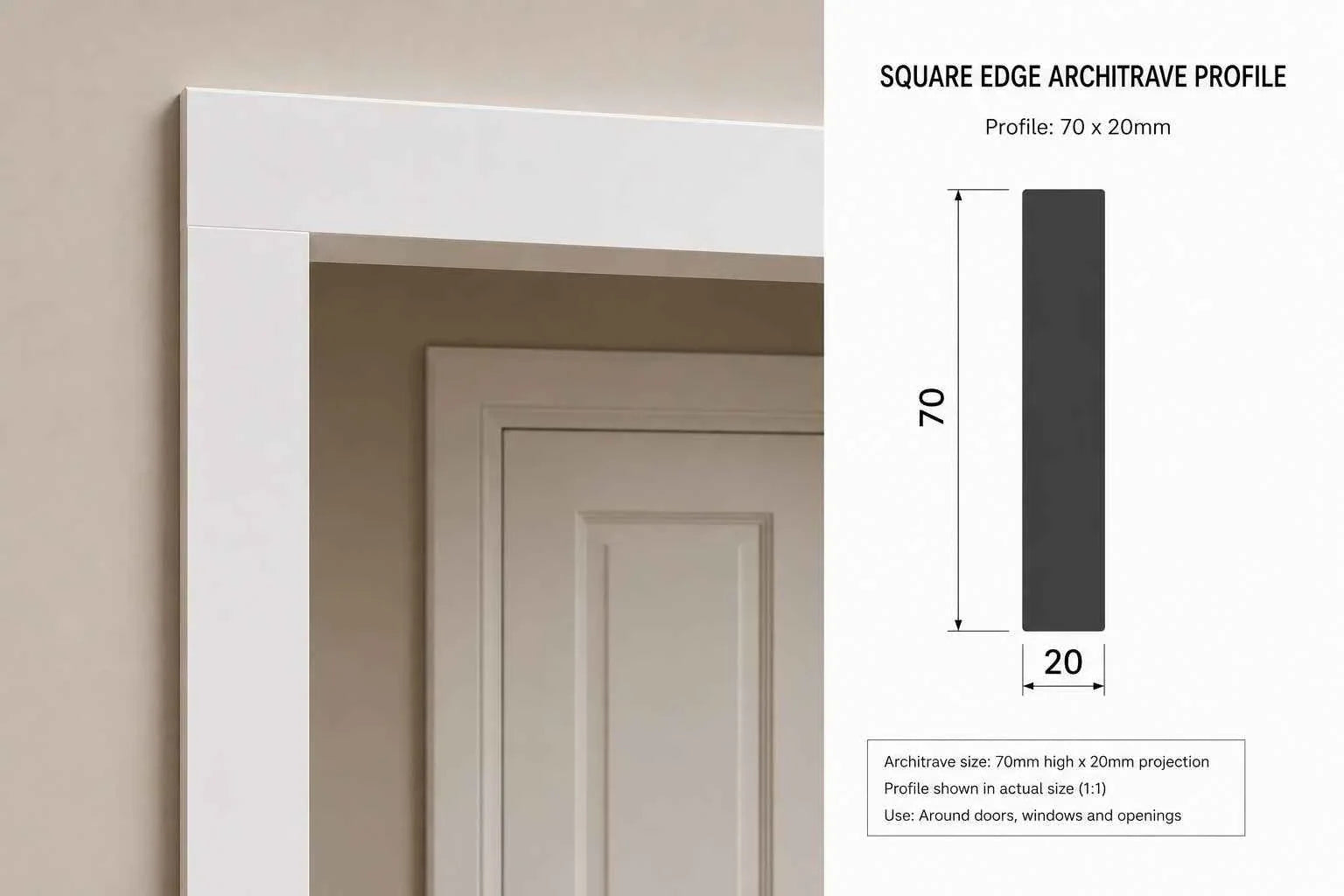 Square Edge Architrave