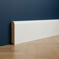 Bullnose Skirting Board – Navy Blue Wall Style