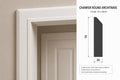 Chamfer Round MDF Architrave — 3050 / 69 / 18 / PRIMED