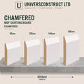 Chamfer Round MDF Moisture-Resistant Skirting Board