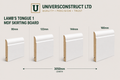 Lambs Tongue MDF moisture-resistant skirting board 3050mm primed or unprimed