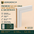 One Square Groove MDF moisture-resistant architrave 3050mm x 69mm primed or unprimed