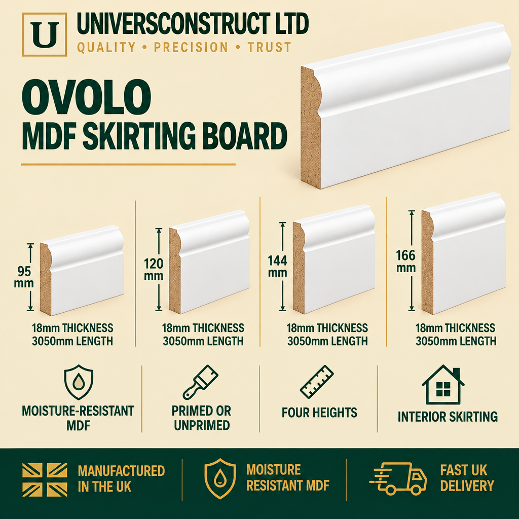 Ovolo skirting collection picture in cream, green and gold