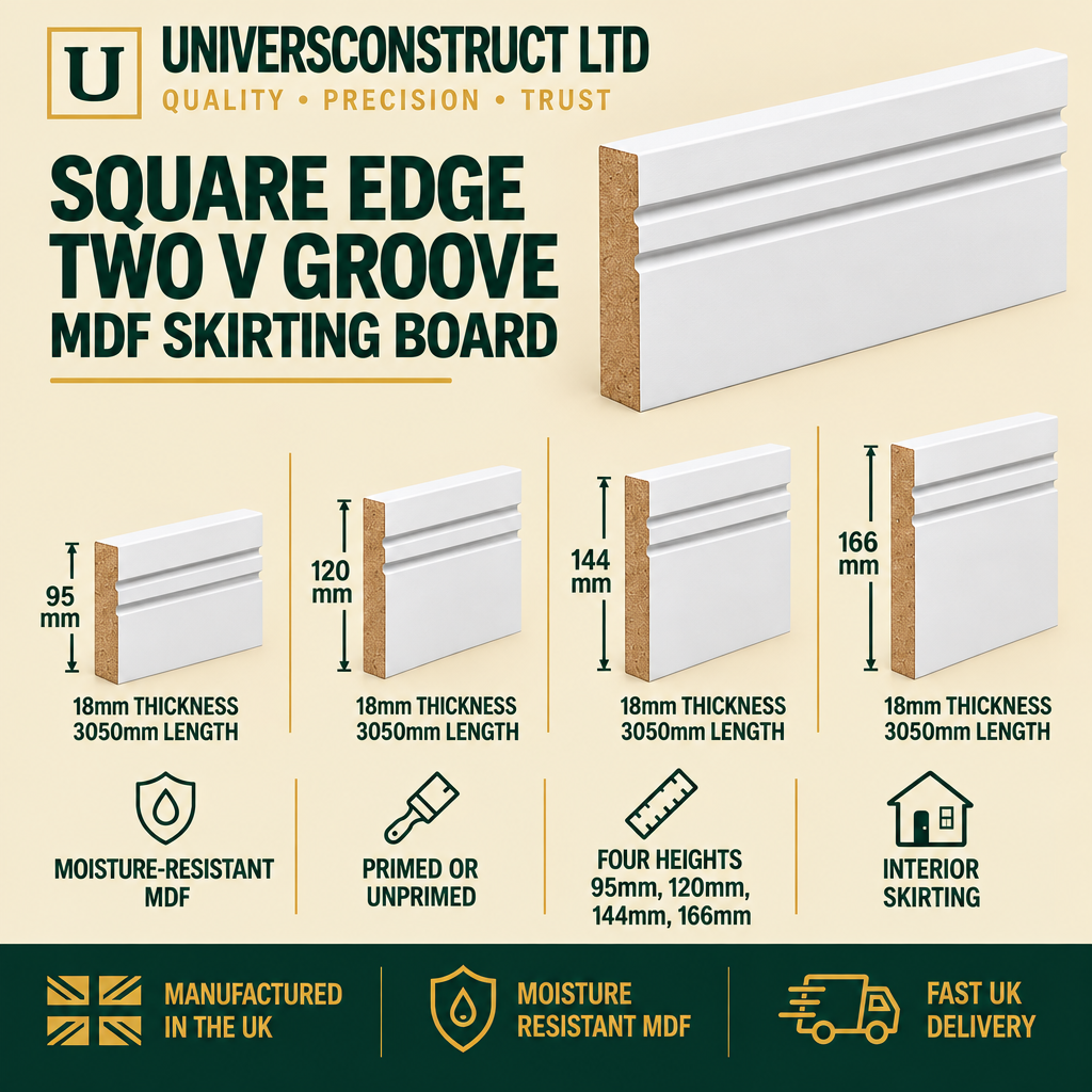 Square Edge Two V Groove collection picture